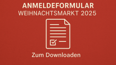 Anmeldeformular für den Weihnachtsmarkt 2025